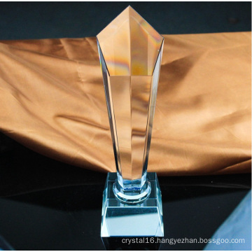 Wholesale Custom Five Column Crystal Trophy Free Engraving